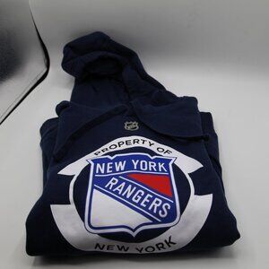 Men's New York Rangers Fanatics Navy Authentic Pro Core Fleece Pullover